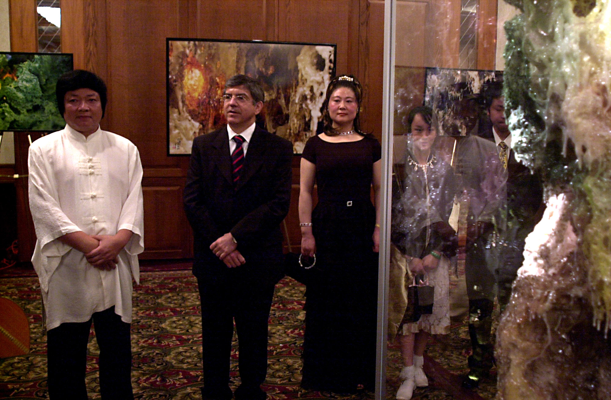 美洲国家组织举办义云高大师韵雕作品展图片 第2张 美洲国家组织举办义云高大师韵雕作品展 第2张