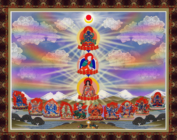 第三世多杰羌佛说法 极圣解脱大手印